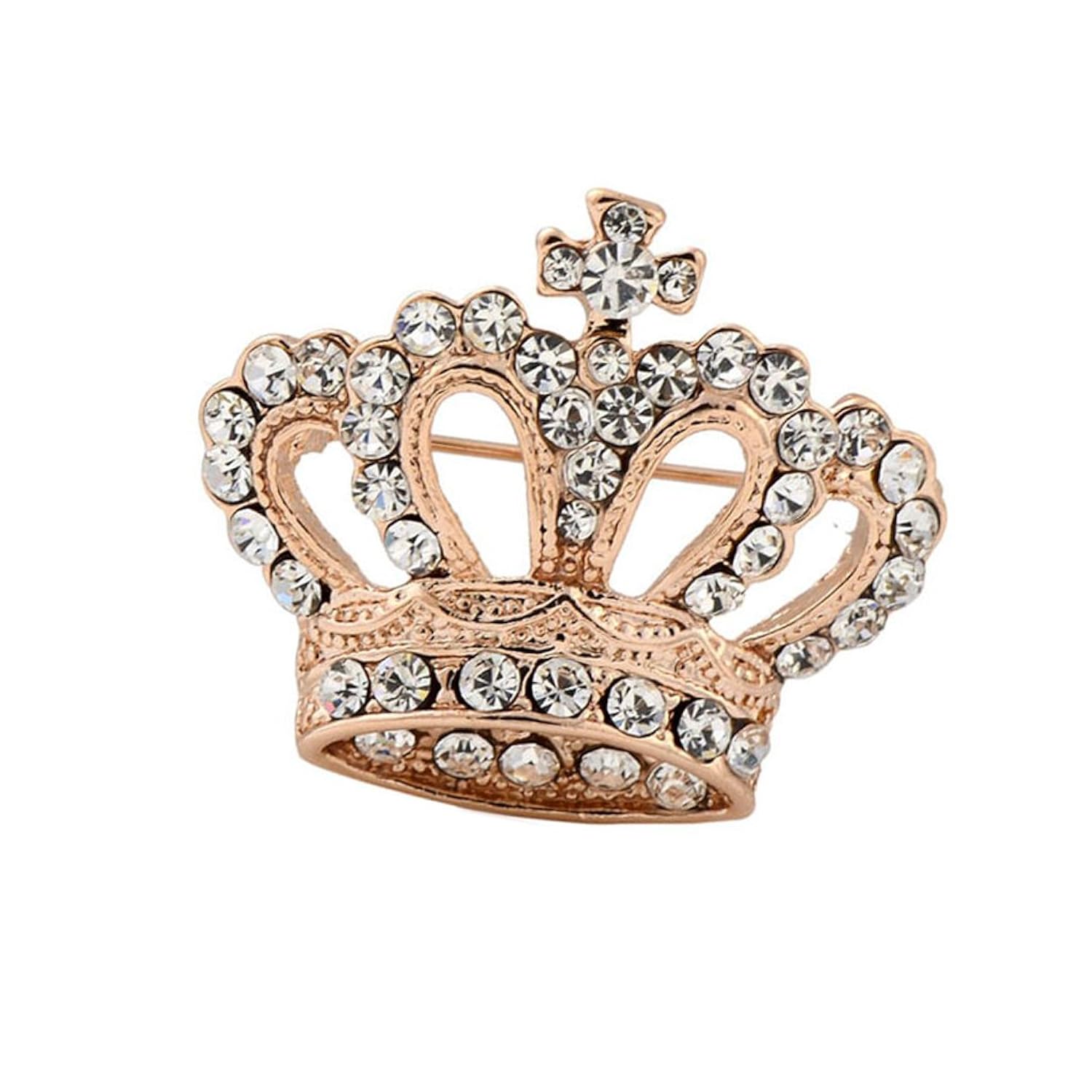 Boho Victoria Reina Del Rey De Cristal Corona Broche De Navidad De