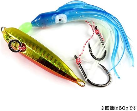 Amazon Jumpout インチク 60g タコベイト 7種類からおまかせ ジギンガーz ショアジギング 疑似餌 ルアー 釣り具 Rgホログラム アドバンスワークス ルアー