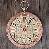 White Rabbit (Alice in Wonderland) HANDCRAFTED Backwards Wall Clock, Runs Counterclockwise and Reverse decorative wooden wall clocks