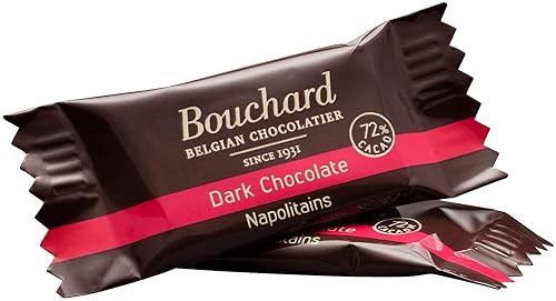 Bouchard Belgian Dark Chocolate Napolitains (72% Cacao) 35.3 OZ (2.2 LB/1KG) - Sabor Dark 72% | Guatemala Bouchard Belgian Dark Chocolate Napolitains (72% Cacao) 35.3 OZ (2.2 LB/1KG) - Sabor Dark 72% | Guatemala
