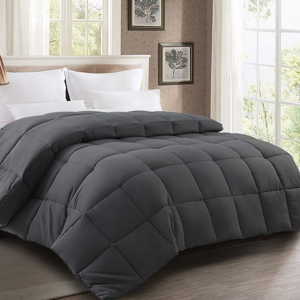 Amazon Com Llovsoul Twin Comforter Duvet Insert White Hypoallergenic Plush Fiberfill Lightweight Down Alternative Comforter 68x90 Inches Summer Comforter Home Kitchen