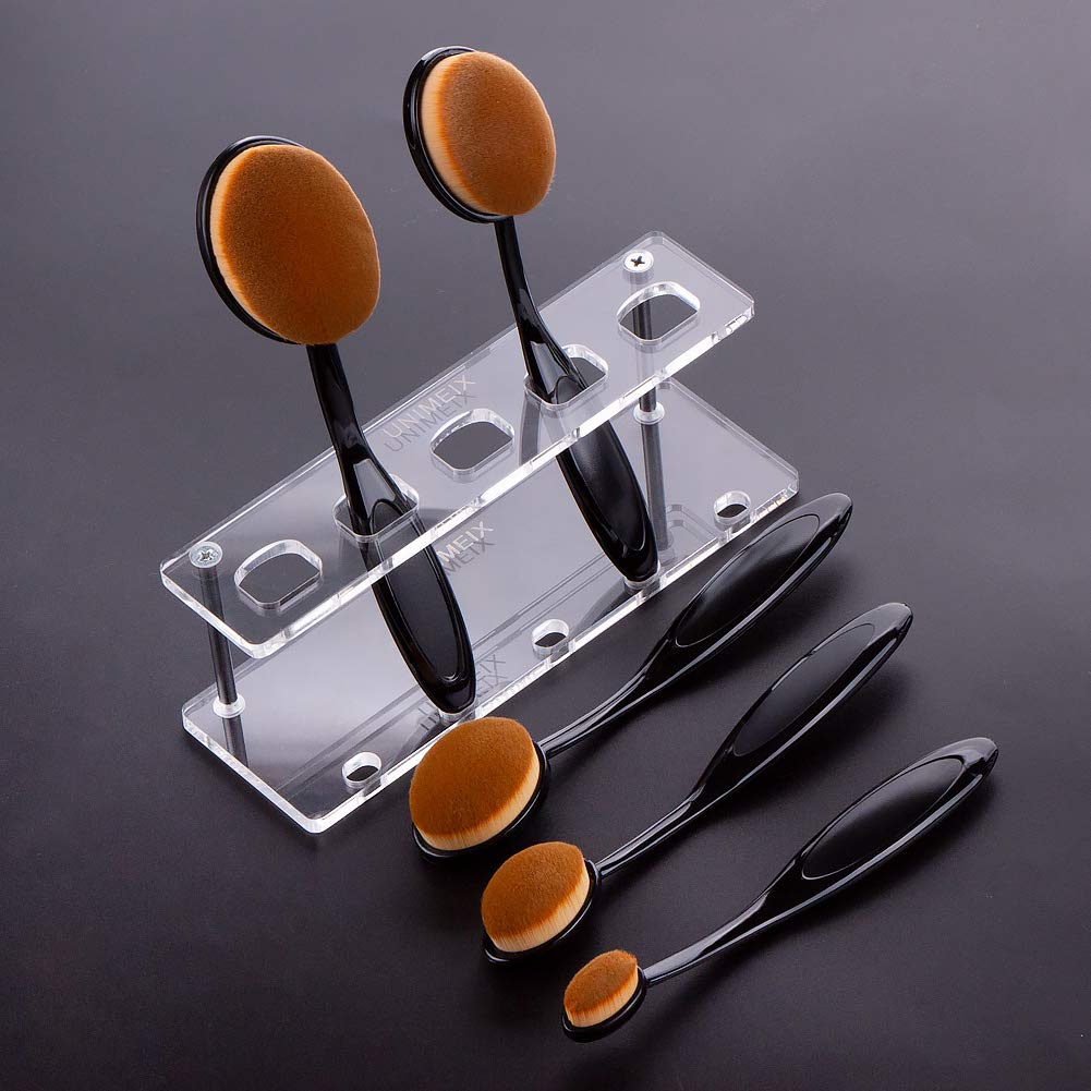 UNIMEIX 5 Pack Blending Brush for Card Making Crafting Ink Blender Brushes Set Tool Crafter Paper Background Brush Drawing Scrapbooking & Stamping Supplies (Brown)