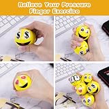 Ainiv 20Pcs Funny Face Squeeze Stress Balls PU 4.5cm Sensory Fidget view 3