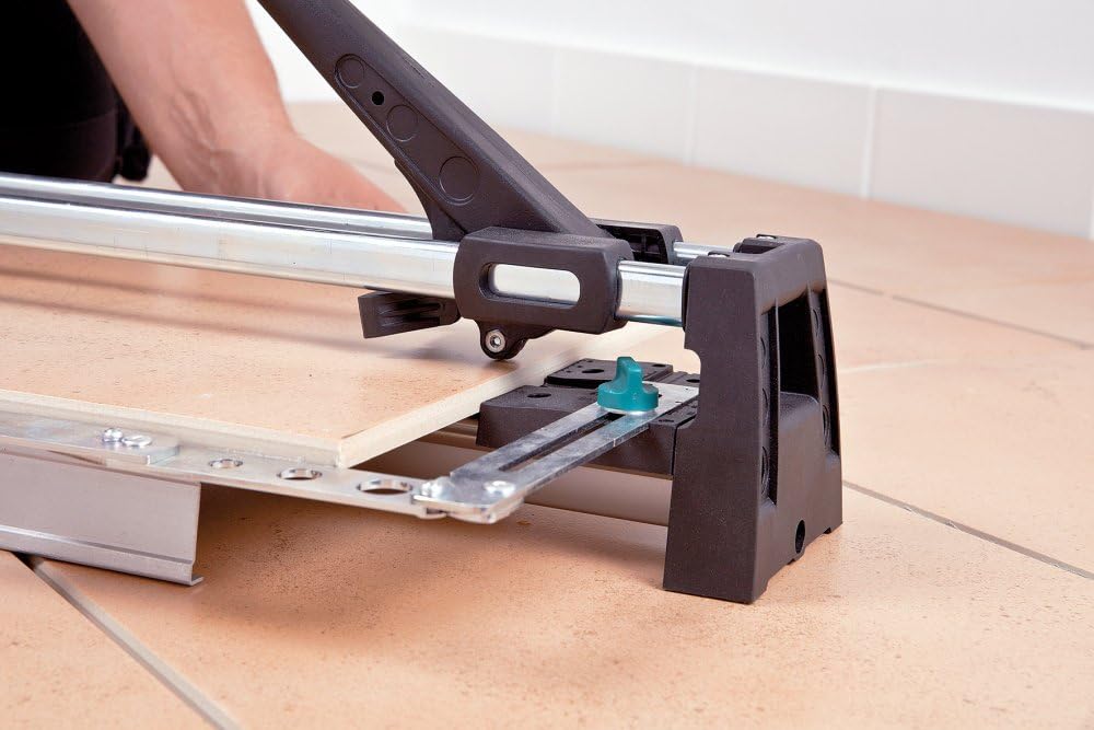 wolfcraft TC 600 Tile Cutter I 5558000 I The basic tile cutter, Schwarz, 240 x 780 x 240 mm - Image 4