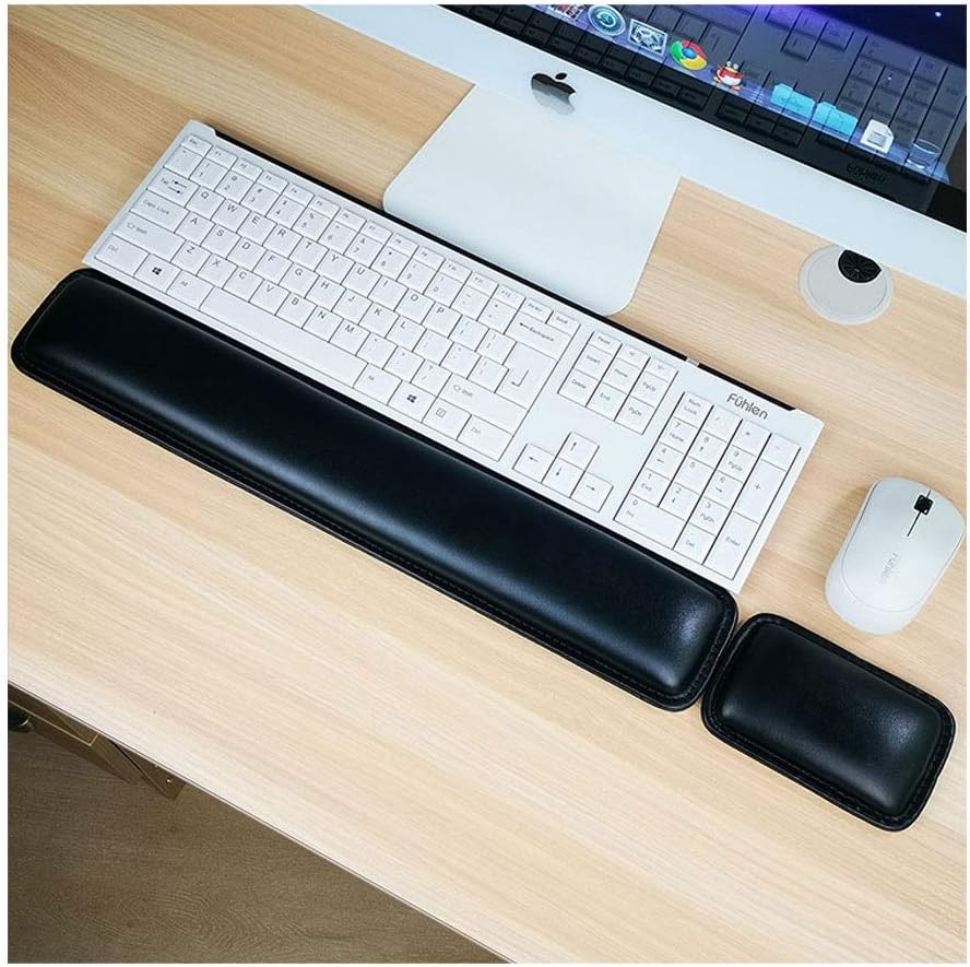 Keyboard Wrist Rest Pad Leather Keyboard Wrist Rest Support or