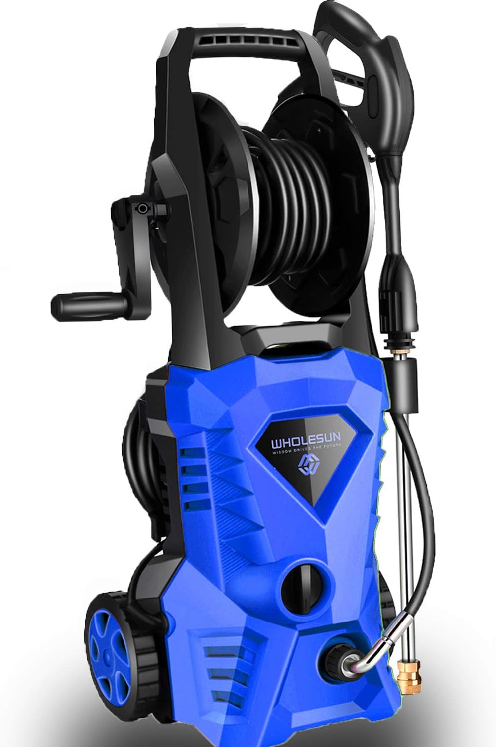 WHOLESUN 3000PSI Electric Pressure Washer 2.4GPM 1600W Power Washer with Hose Reel and Brush Green : Garden & Outdoor