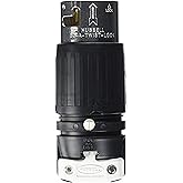 Hubbell CS6365C Locking Plug, 50 amp, 125/250V, 3 Pole and 4 Wire