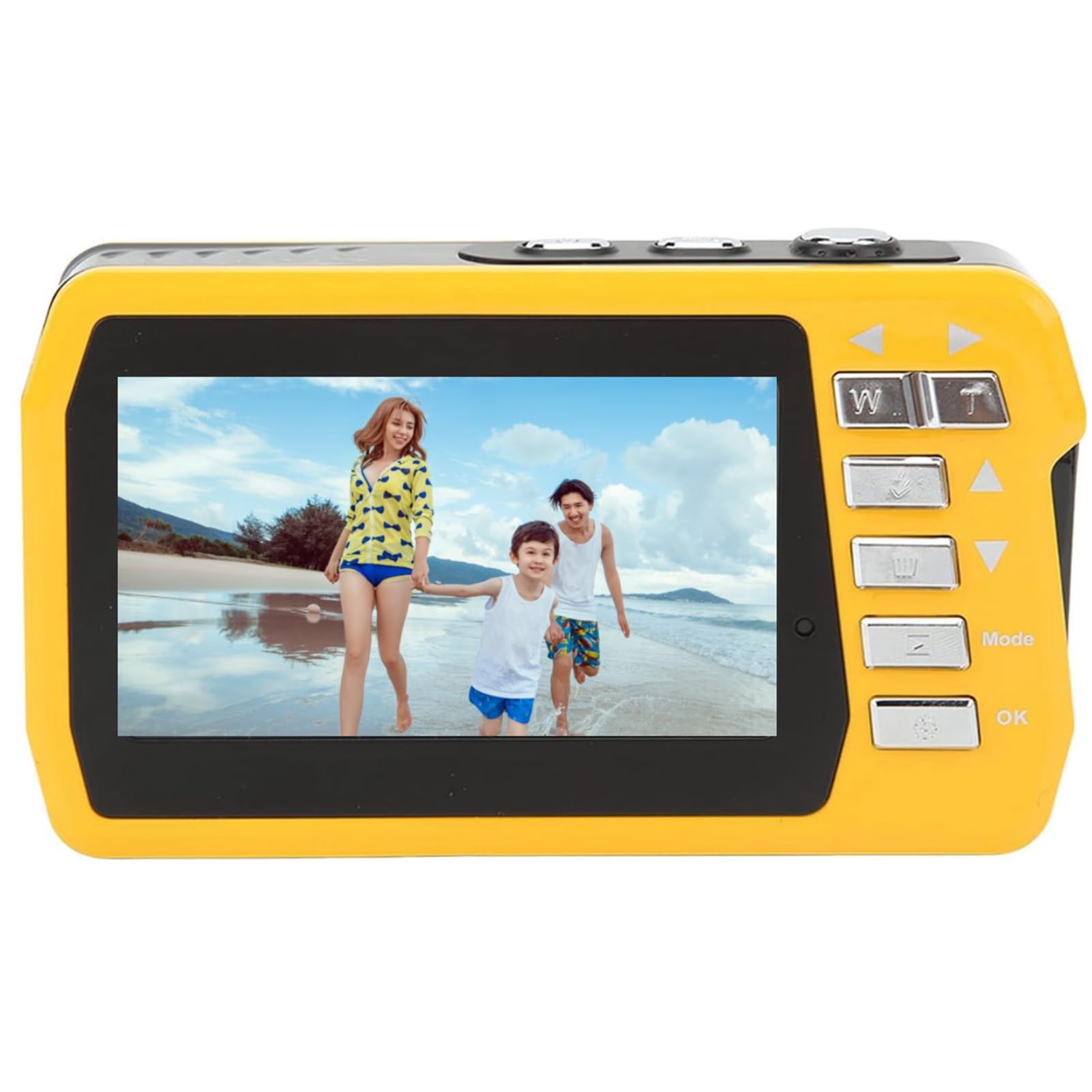 Annadue Underwater Camera, 4K 56MP HD, Dual Screens, 18X Digital Zoom, 10FT Waterproof, for Snorkeling