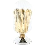 Skeem Design Glass Helix Match Cloche – White Tipped Matches (Medium)