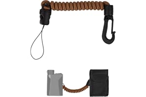 Lyreh Rangefinder Tether, 8-40cm/3.15-15.75in High-Density Polyester Retractable Rangefinder Lanyard Suitable for Hunting Fis