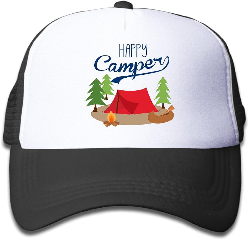 happy camper ball cap