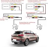 KIMISS Car Waterproof HD Night Vision Backup Camera 170 Wide Angle Rear View view 4