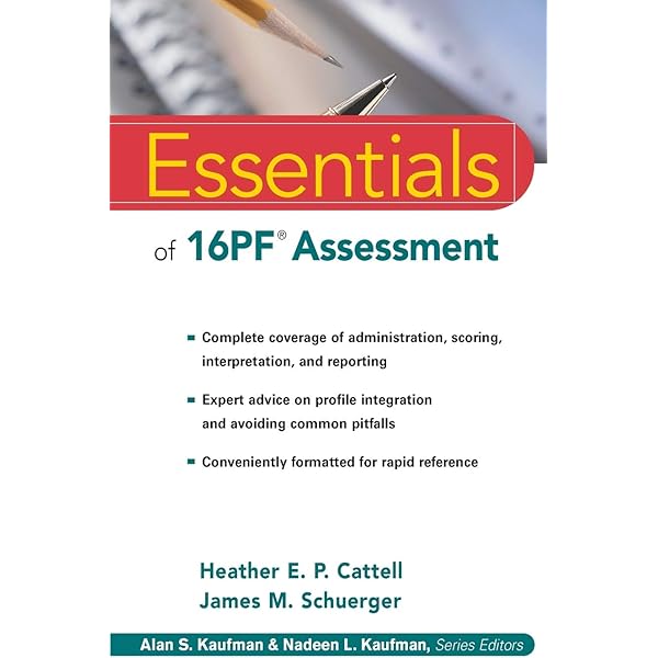 Amazon Com Essentials Of 16pf Assessment 9780471234241 Cattell Heather E P Schuerger James M Books