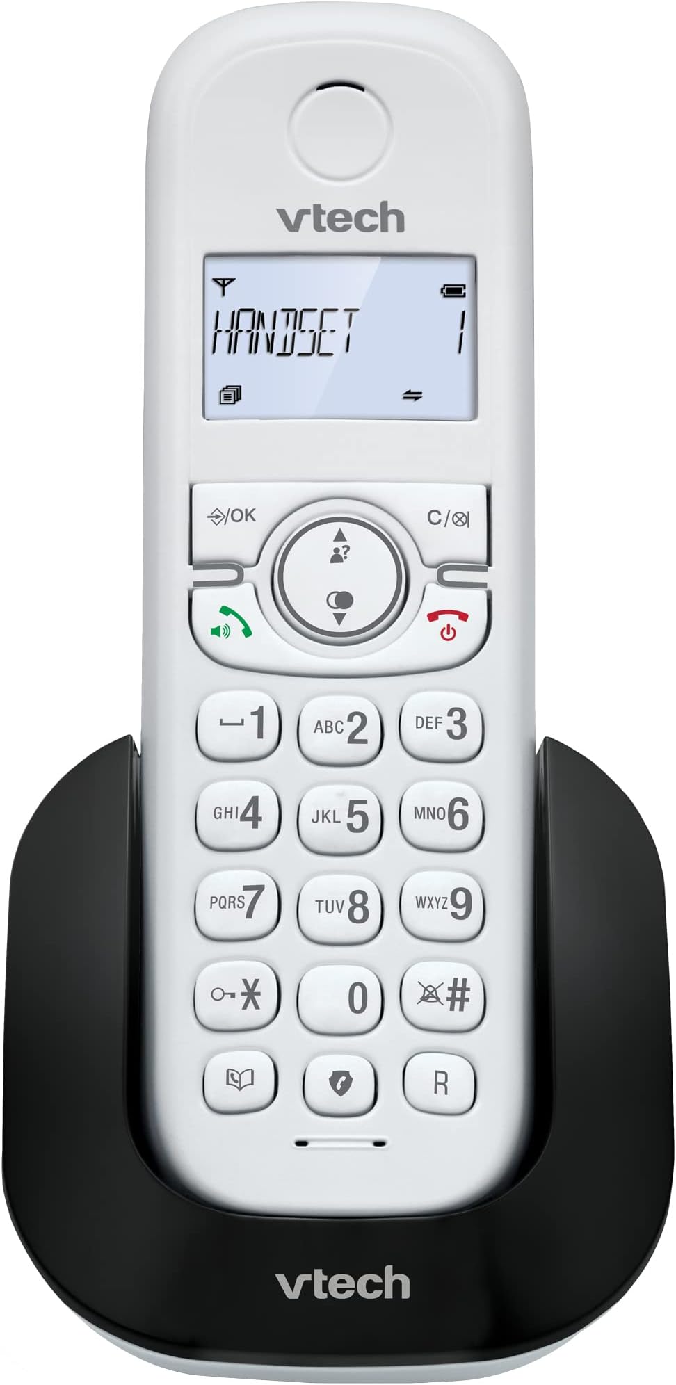 VTech CS1500 DECT Cordless Phone with Call Block, 1 Handset, White