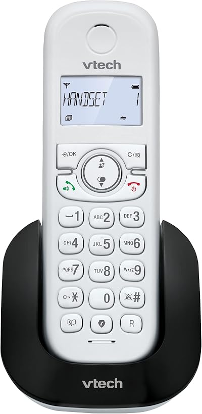 VTech CS1500 DECT Cordless Phone with Call Block, 1 Handset, White