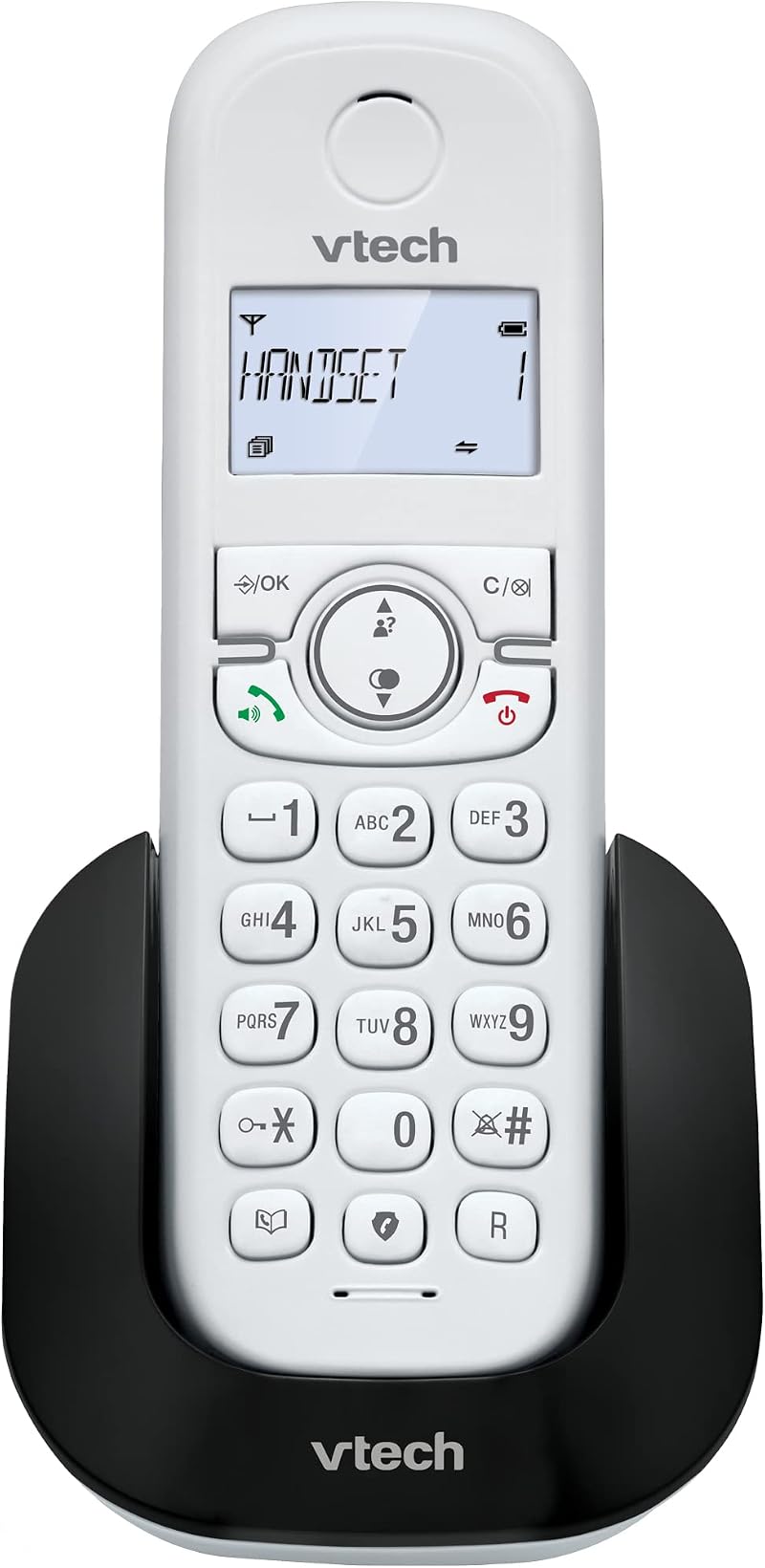 VTech CS1500 DECT Cordless Phone with Call Block, 1 Handset, White