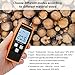 Wood Moisture Meter, Upgrade Moisture Detector Wood Portable Water Moisture Tester for 8 Material Type Selection Moisture Detector with Digital LCD Pin Type, Range 0% ~ 80%, accuracy: ± 2%)