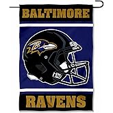 Baltimore Ravens Helmet Double Sided Garden Banner Flag