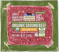 Organic Rancher Organic Ground Beef 93% Lean/7% Fat, 16 OZ