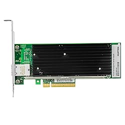 10Gb PCI-E NIC Network Card,Single Copper RJ45 Port