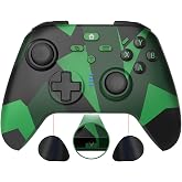 BETMI Wireless Controller Compatible with Xbox|PC, Built-in Audio Jack | Built-in Audio Jack/Macro/Turbo/Hall Effect Joysticks/2.4GHz Dongle, Compatible with Xbox One, Series X/S (Green/Black)