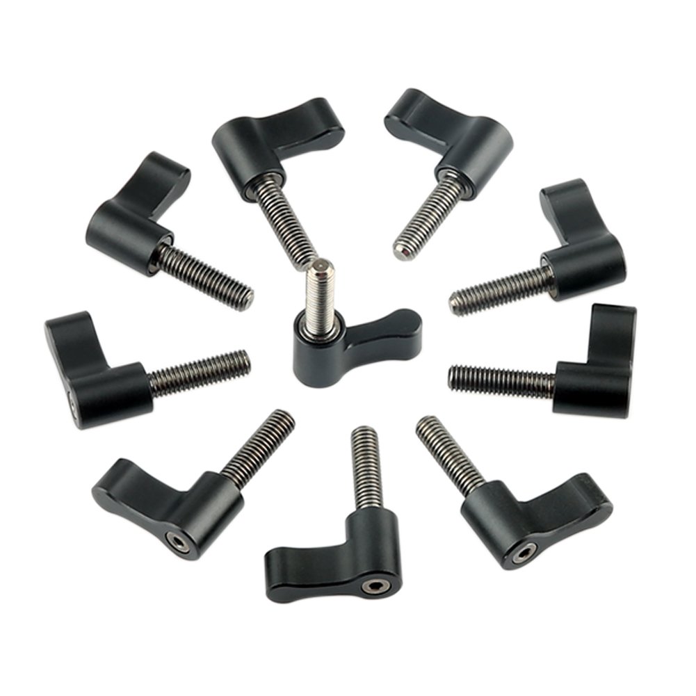 M5 Wing nut Thumb Screw for DSLR Camera Handle Shoulder Cage Rod Calmp
