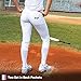 3N2 Girls Softball Pants Youth Knicker Style 100% Stretchable & Durable with Reinforced Knees & Belt Loops, Available in Black, Gray, White, Navy YS-YL Sizes