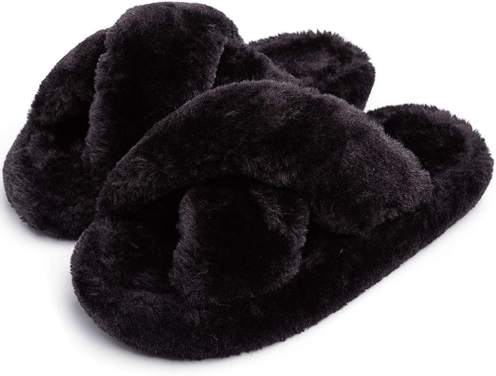 Thick fluffy slippers Clearance