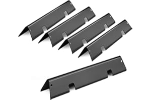 BBQ-YUMMY 7636 & 67046 Flavorizer Bars for Weber GS4 Spirit 2 Parts, Replacement for Weber Spirit E/S-310 320 330, Spirit II E-310 310 300 Grill Parts, Flame Guard 69797 68843, 15.3” Porcelain-enameled
