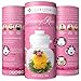 Teabloom Rose Flowering Tea – 12 Hand Tied Blooming Tea Flowers – 36 Steeps, Makes 250 Cups – Romantic Rose Tea Gift Set for Tea Lovers