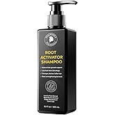 Root Activator Shampoo: 300ML Natural Volume Hair Loss Thickening Shampoo With Rosemary Strengthens Hair & Soothes Scalp For 