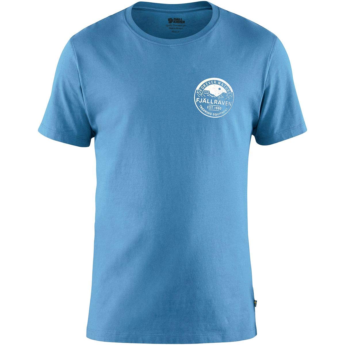 FJALLRAVEN F87221-524 Forever Nature Badge T-Shirt M River Blue XS