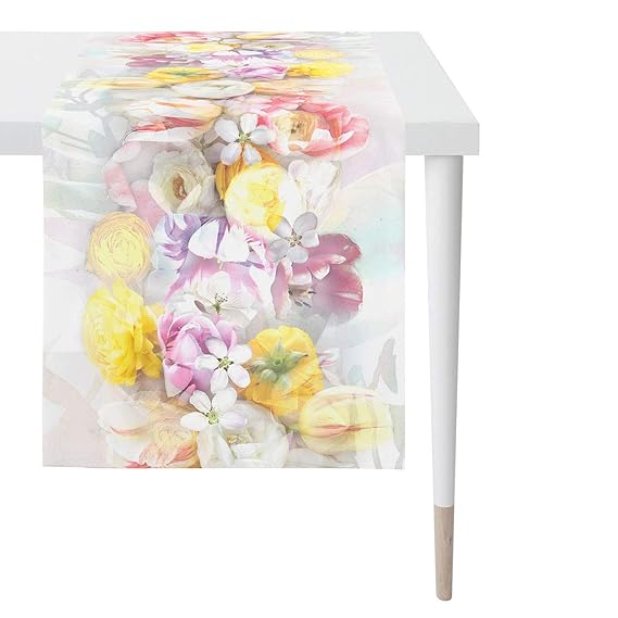 APELT Tischläufer Springtime, 45 x 135 cm, Größe Tischwäsche:Tischläufer 45 x 135 cm