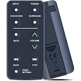 PZL New Replacement Remote Control for ZVOX Accuvoice SoundBar TV Speaker AV157 AV203 AV120 AV200 AV257 AV355 AV357 SB380 SB400 SB500 SB700