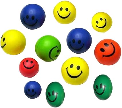 funny face stress ball