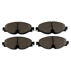 TRQ Front Ceramic Brake Pad Set Compatible with