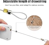 DODUOS 2Pcs Automatic Door Closer White Punch-Free Sensor Door Closers ZTH-A370 view 5