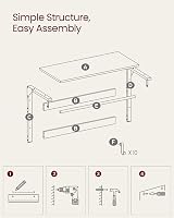 VASAGLE Wall-Mounted Coat Rack with Shelf and 10 Removable Hooks view 8