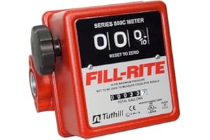 Fill-Rite 807C 3Wheel Mechanical 3/4" 5-20 GPM Fuel Transfer Meter