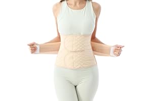Allaugh Postpartum Belly Band for Women: Abdominal Binder Post Surgery Compression Belt - Post Partum Waist Binder C Section Recovery Wrap