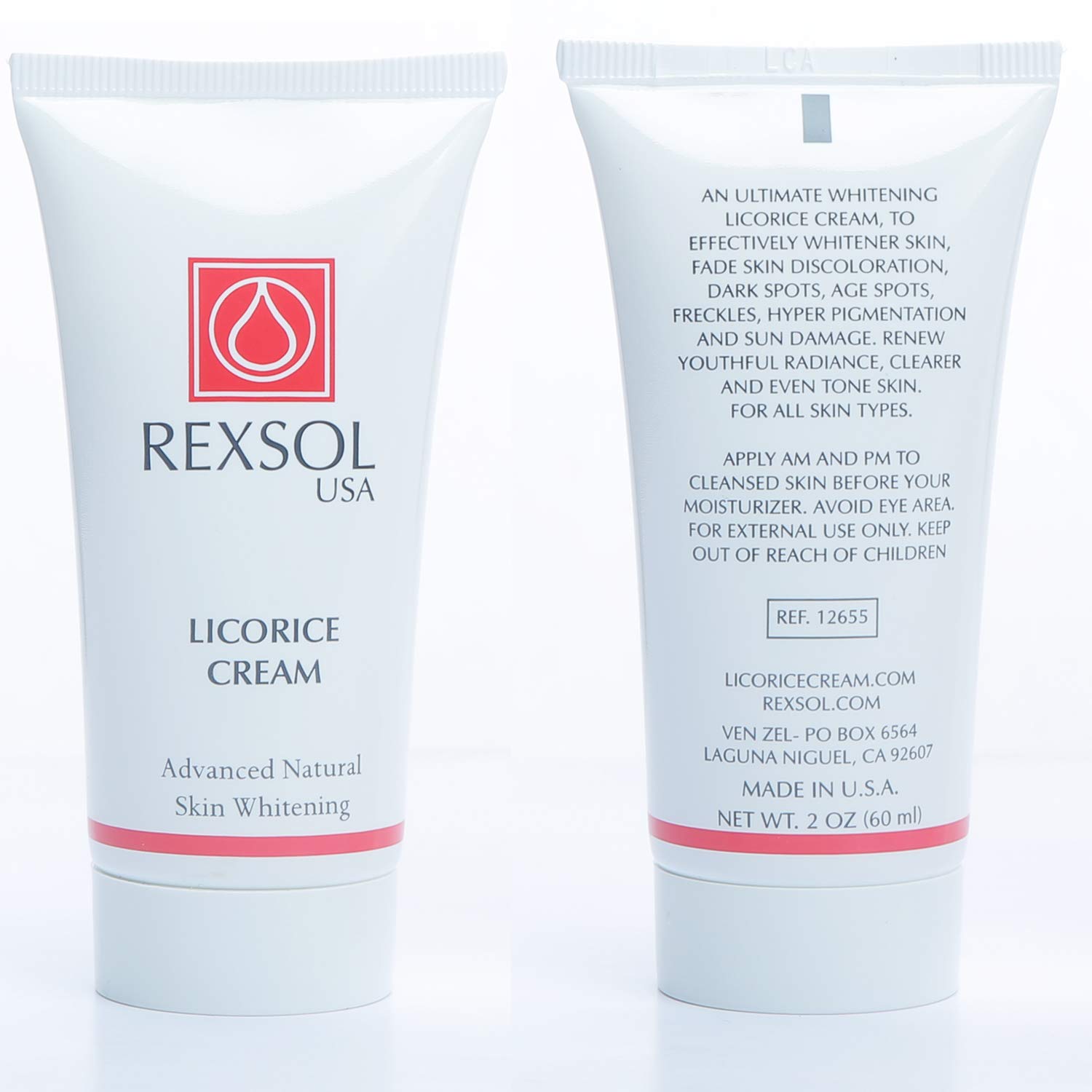 REXSOL Licorice Cream Advanced Natural Skin Whitening With Vitamin C