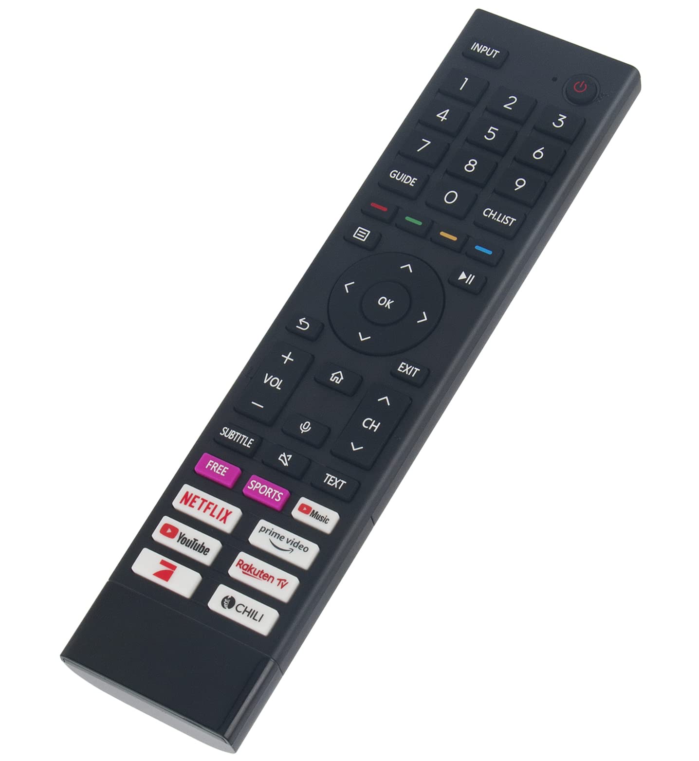 ERF3I80H Remote Control Replacement Suit for Hisense TV 50A71GQCH 50A72GQCH 50A7GQ 50A70GQ 50A71GQ 50A72GQ 50A78GQNE 50A76GQ 50A77GQ 50A78GQ 50A79GQ 50A78GQCH 50A79GQCH 50A79GQNE 50A7GQTUK 50A70GQTUK