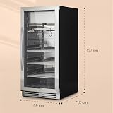 KLARSTEIN Dry Ageing Refrigerator 233L Glass Fronted 1-25°C Humidity 60-85% view 2