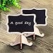 AUSTOR 14 PCS Mini Chalkboard Signs with Stand for Weddings Place Cards, Parties, Message Board Signs and Decorating