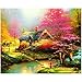 Staron DIY 5D Diamond Painting, Wall Art Decor Cross Stitch Kit Crystals 5D Diamond Painting Embroidery Home Decor Craft (A)