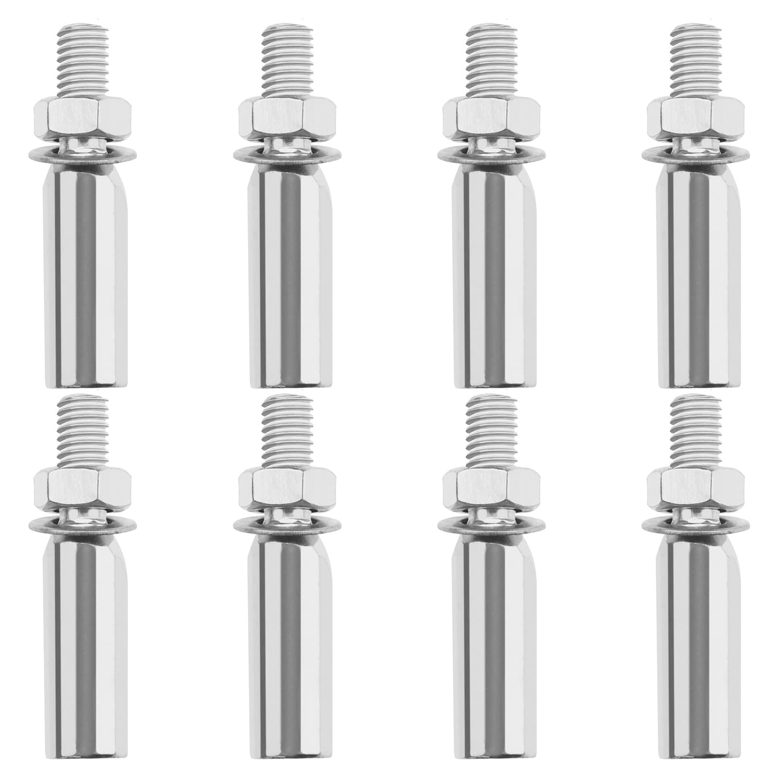 ECSiNG 8Pcs Crank Cotter Pins Replacement Metal Bicycle Crankshaft Pins Bicycle Replacement Part for Road Bikes Mountain Bikes Folding Bikes