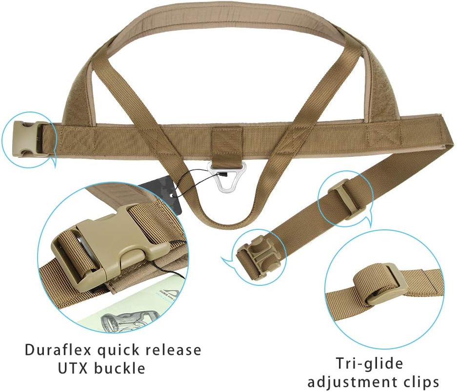 EXCELLENT ELITE SPANKER No Pull Dog Harness Adjustable Nylon Service Walking Dog Harness with Control Handle for Small & Medium and Large Dogs(COB-S) - Image 5