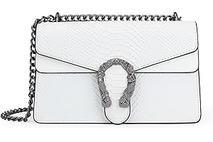 JBB Crossbody Shoulder Purses Women Snake-Printed Leather Evening Clutch Chain Strap Small Satchel Bags