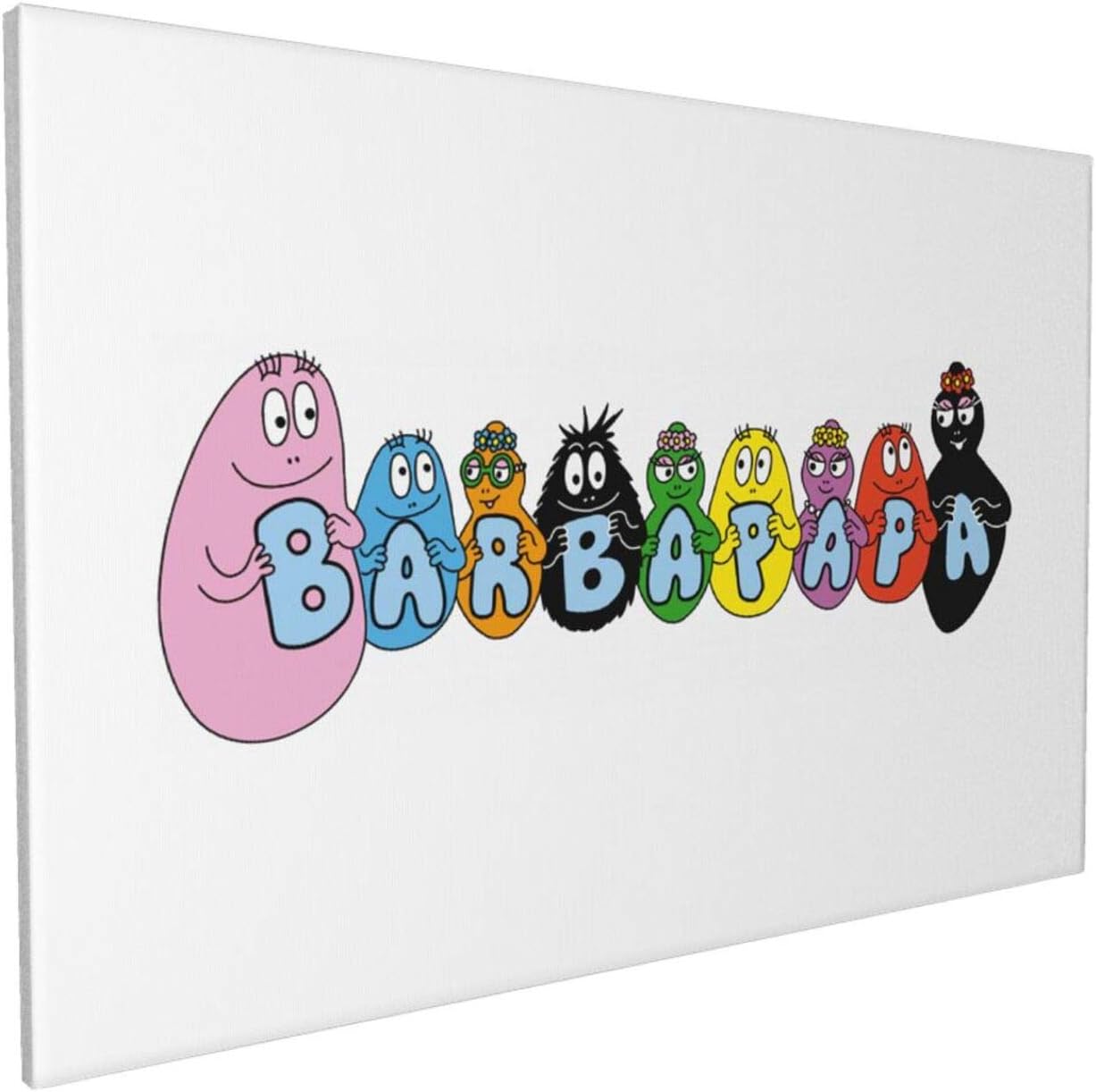 Amazon Co Jp バーバパパ 3 アートパネル アートフレーム モダン アート 版画 おしゃれ ホーム オフィス 部屋 インテリアパネル リビング絵画 背景絵画 飾り ポスター 額縁なし40x60cm ホーム キッチン