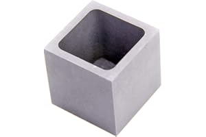 Graphite Ingot Mold, High Purity Refining Graphite, Melting Casting Mould for Gold Silver Aluminum Copper Brass Zinc Plumbum 